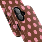 Big Polka Dot | Brown and Pink