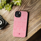 Holiday Knit | Pink iPhone Case