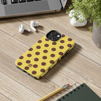 Big Polka Dot | Yellow and Brown