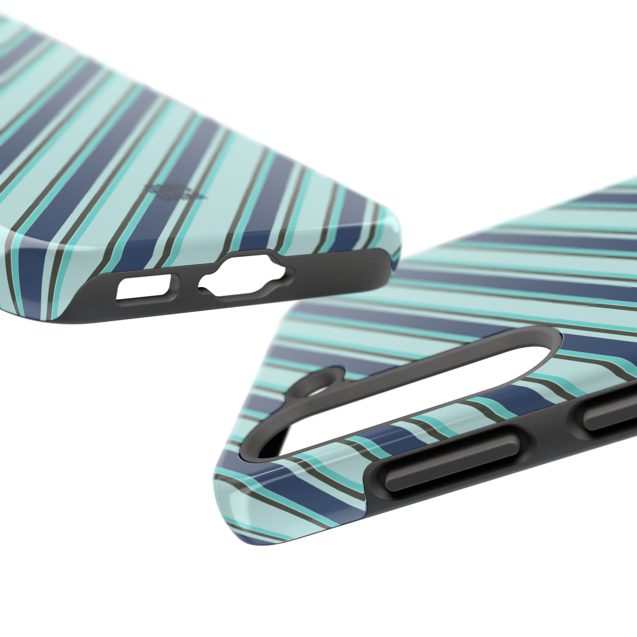 Angelina Stripes | Blue - iPhone Case