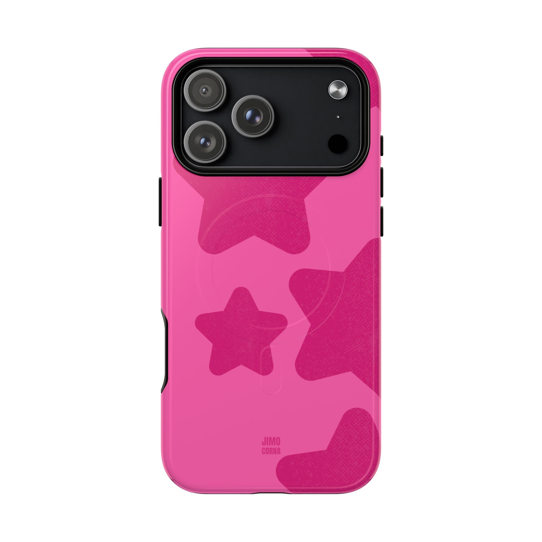 Hot Pink Bold Stars