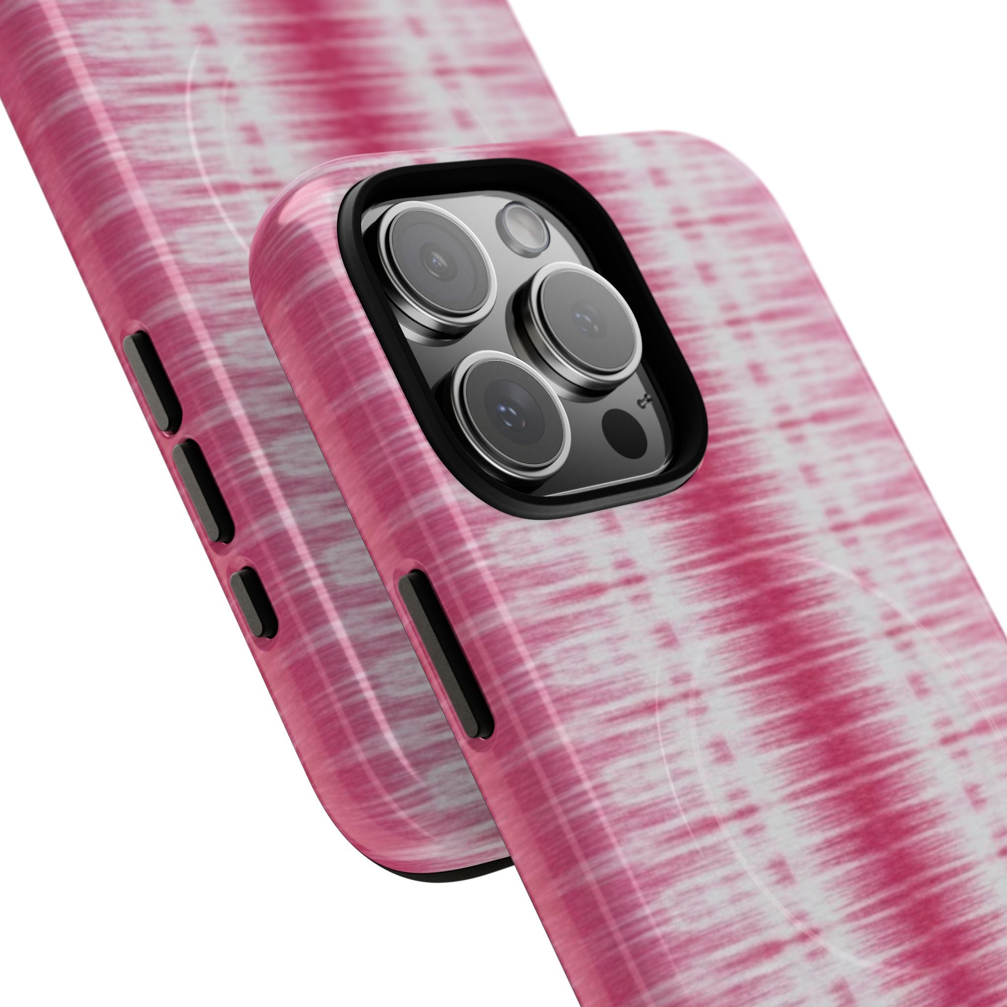 Pink Woven Texture MagSafe iPhone Case