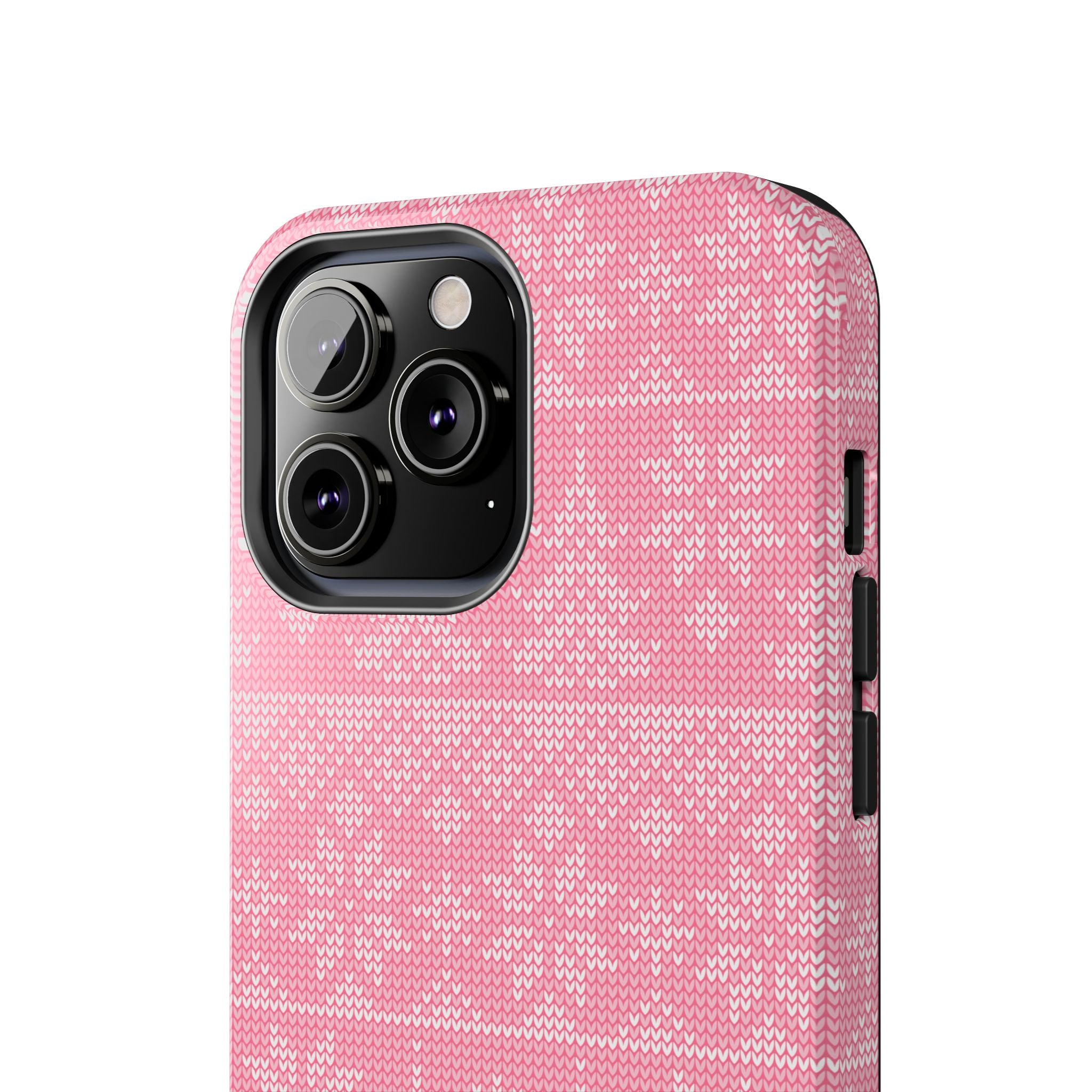 Holiday Knit | Pink iPhone Case