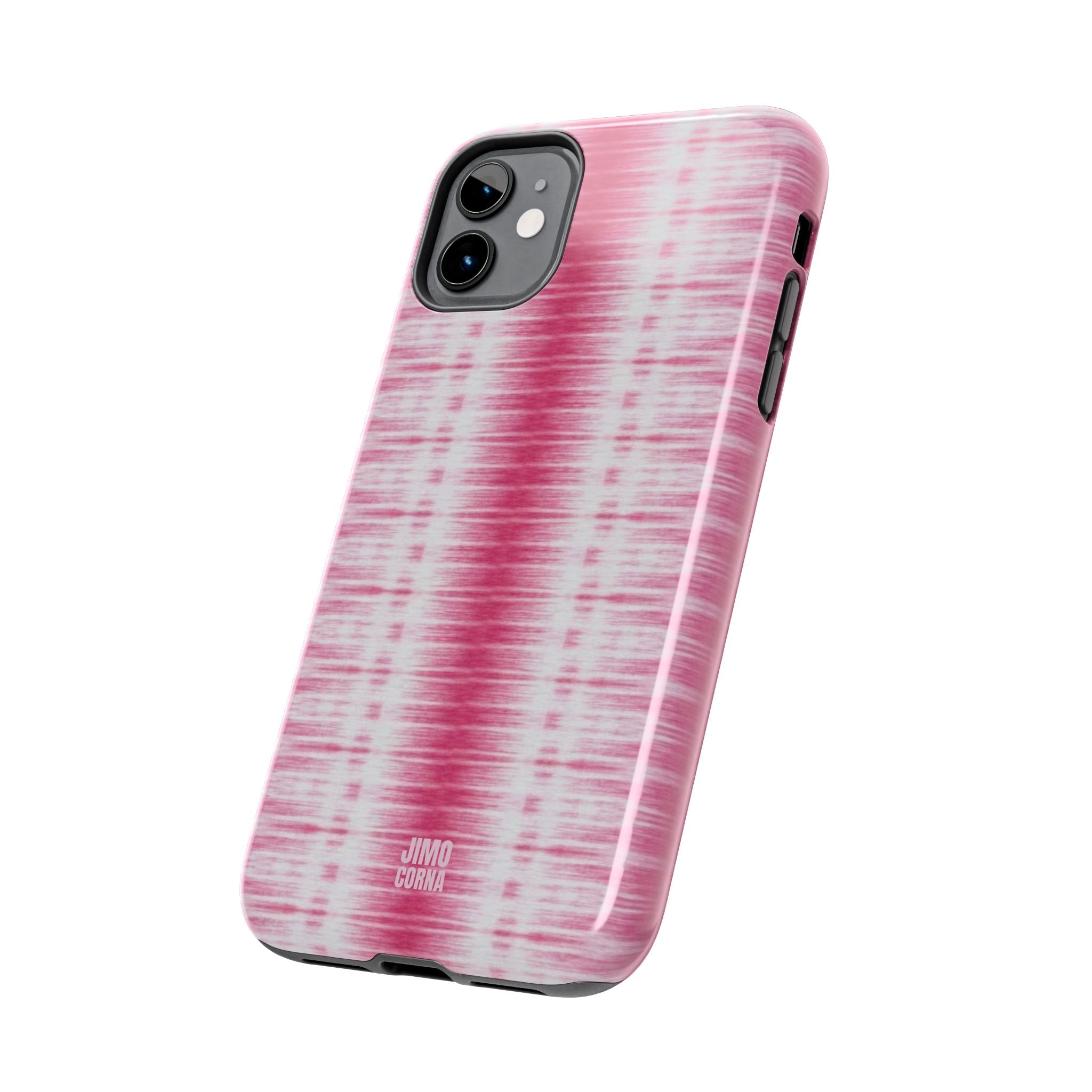 Pink Woven Texture iPhone Case