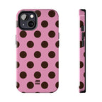 Big Polka Dot | Pink and Black