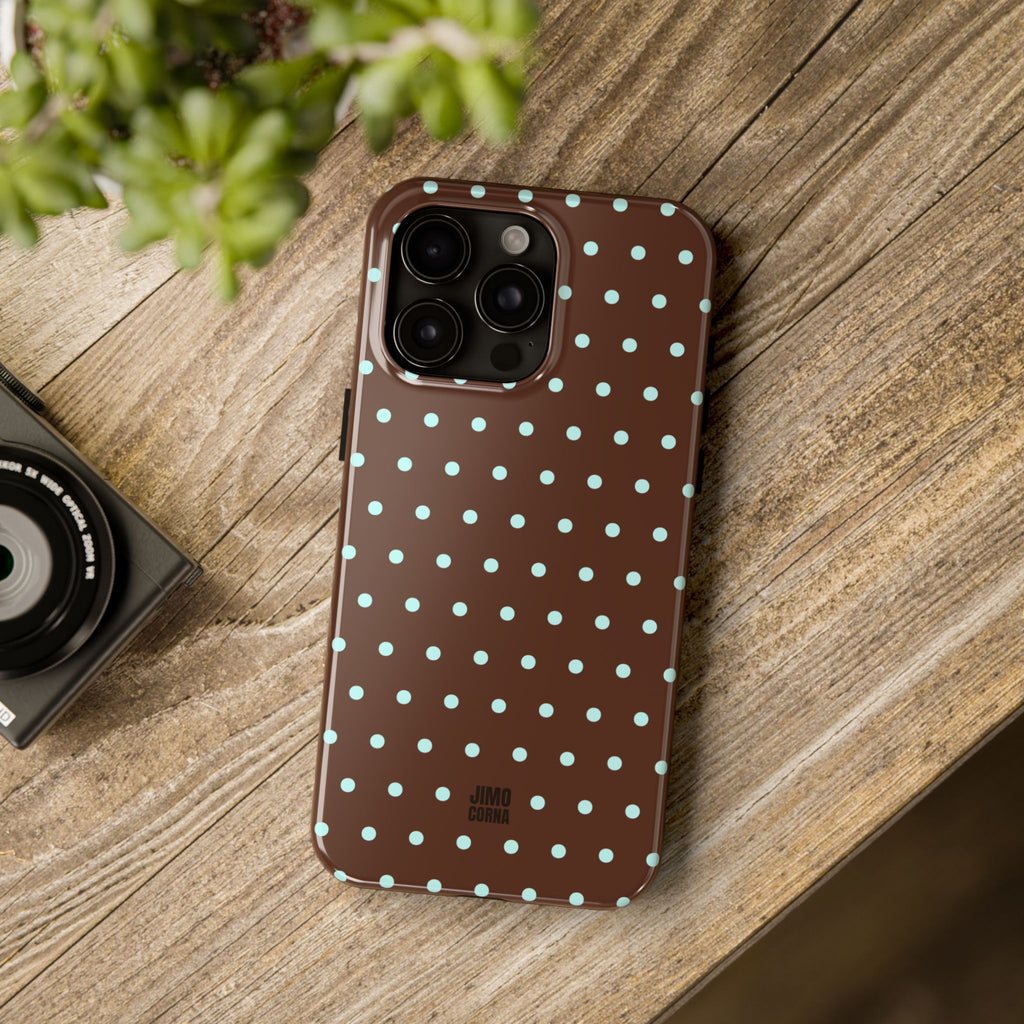 Polka Dot | Brown and Blue