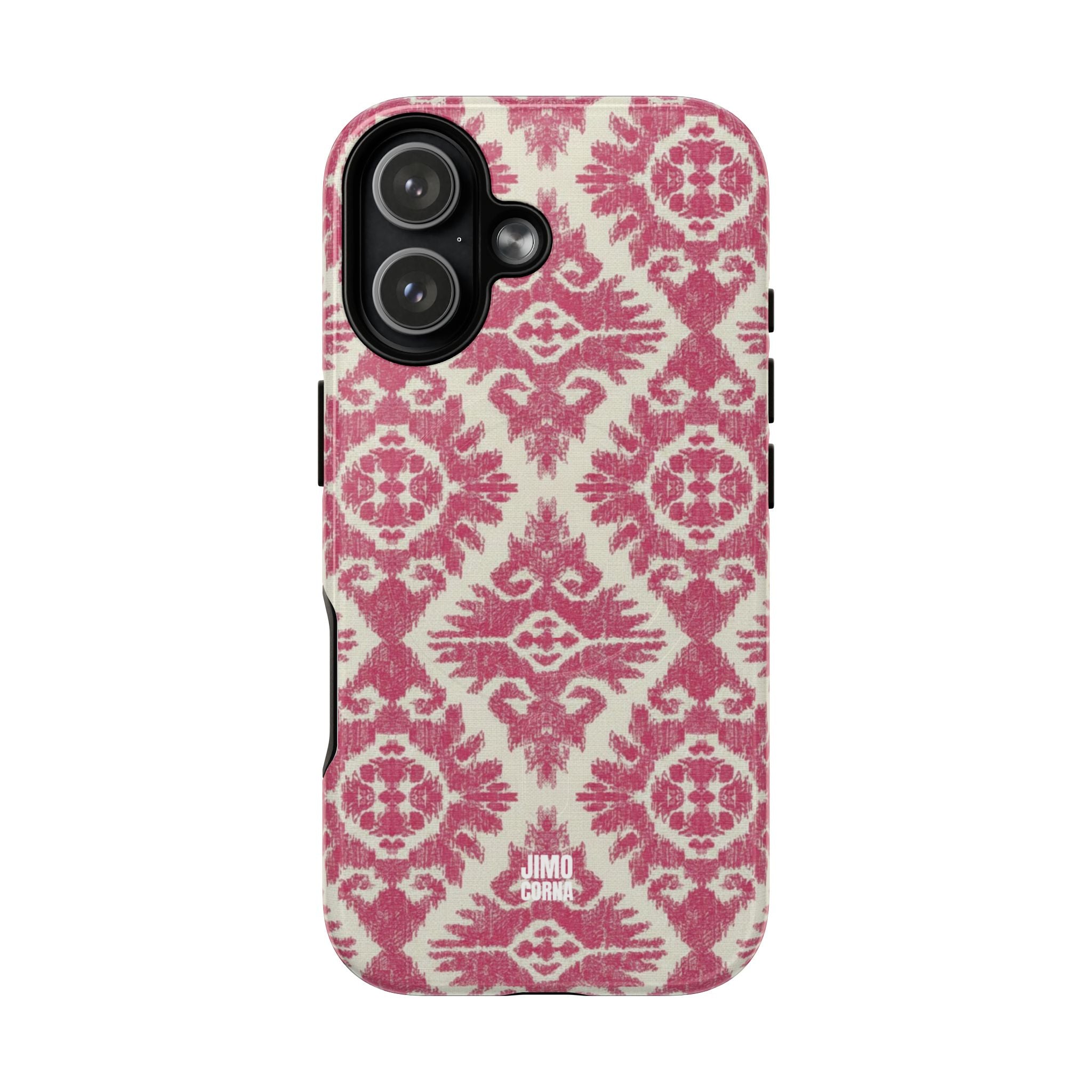 Damask MagSafe iPhone Case | Pink