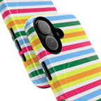 Rainbow Sorbet Stripe MagSafe iPhone Case