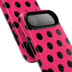 Big Polka Dot | Hot Pink and Black