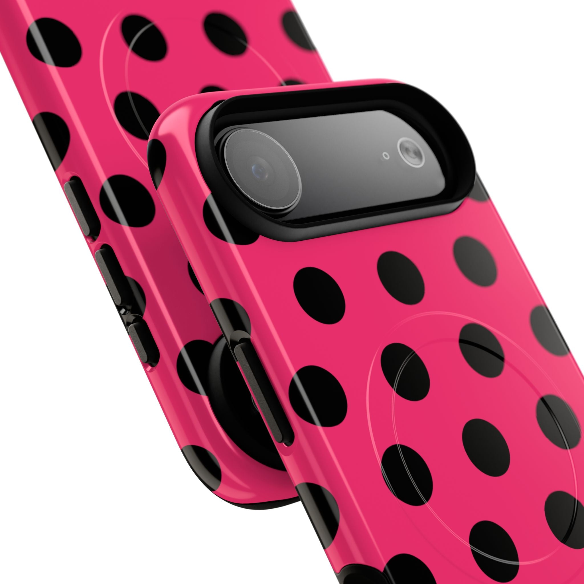 Big Polka Dot | Hot Pink and Black