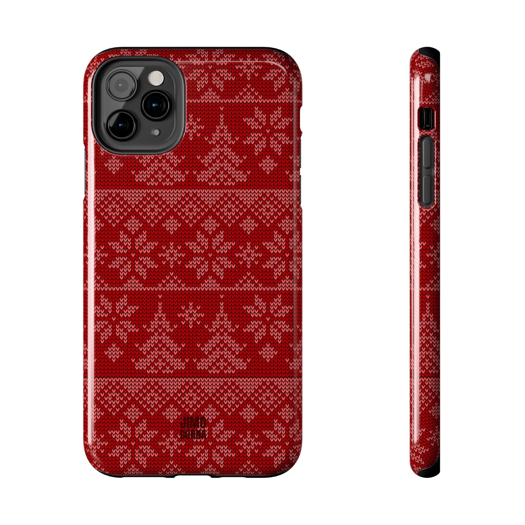 Holiday Knit | Red iPhone Case