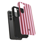 Bold Stripes iPhone Case | Pink and Red