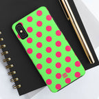 Big Polka Dot | Green and Pink