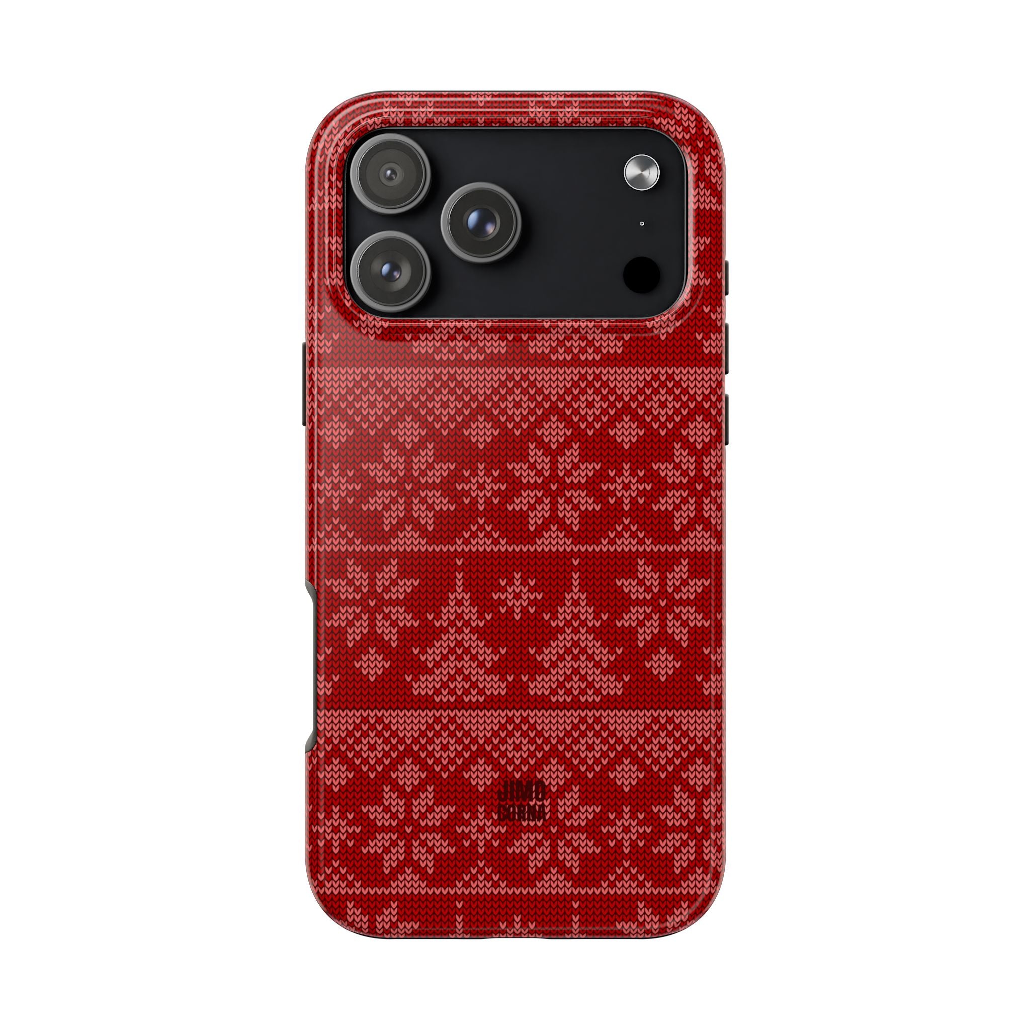 Holiday Knit | Red iPhone Case
