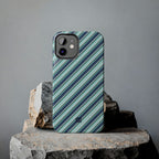 Angelina Stripes | Blue - iPhone Case