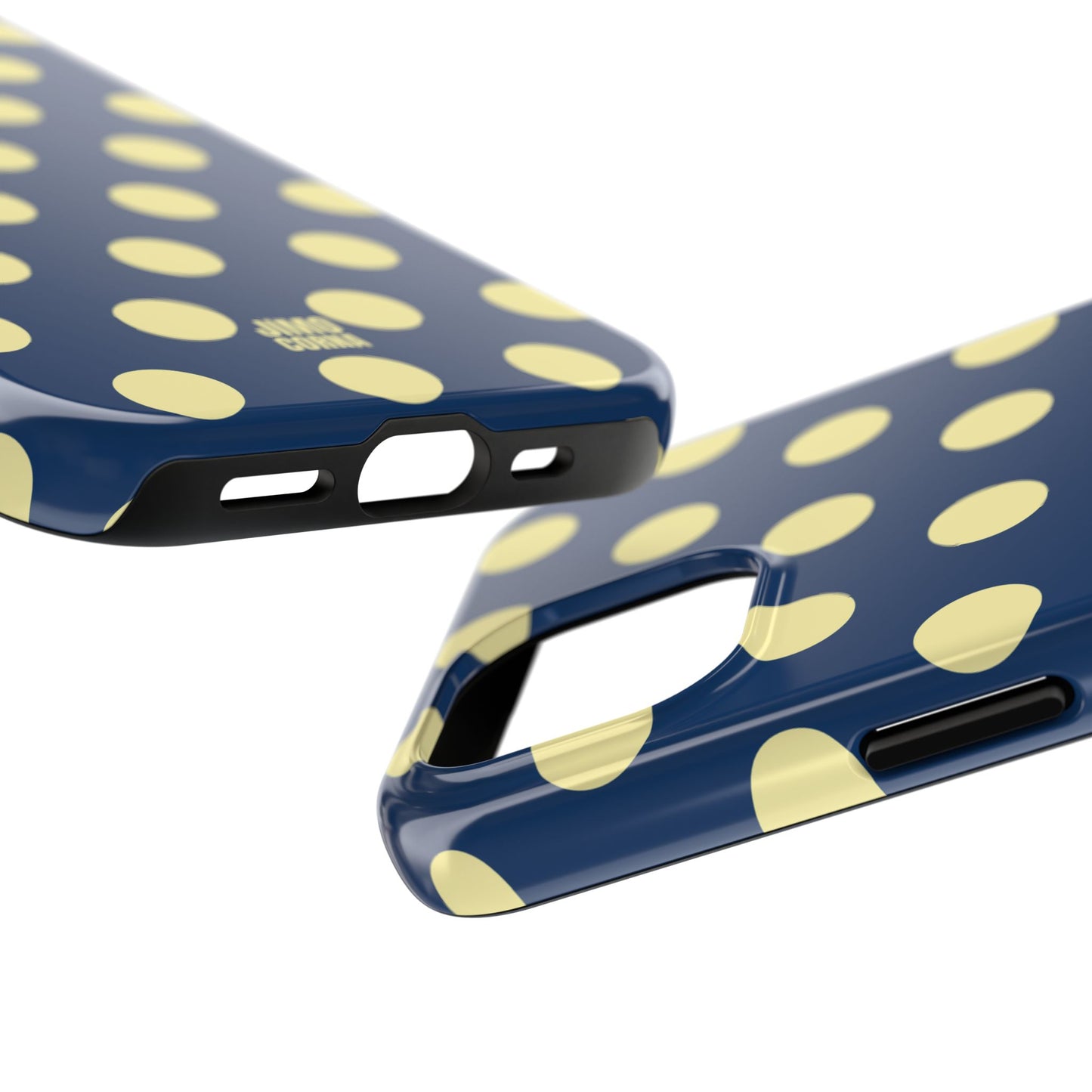 Big Polka Dot | Blue and Cream