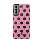 Big Polka Dot | Pink and Black