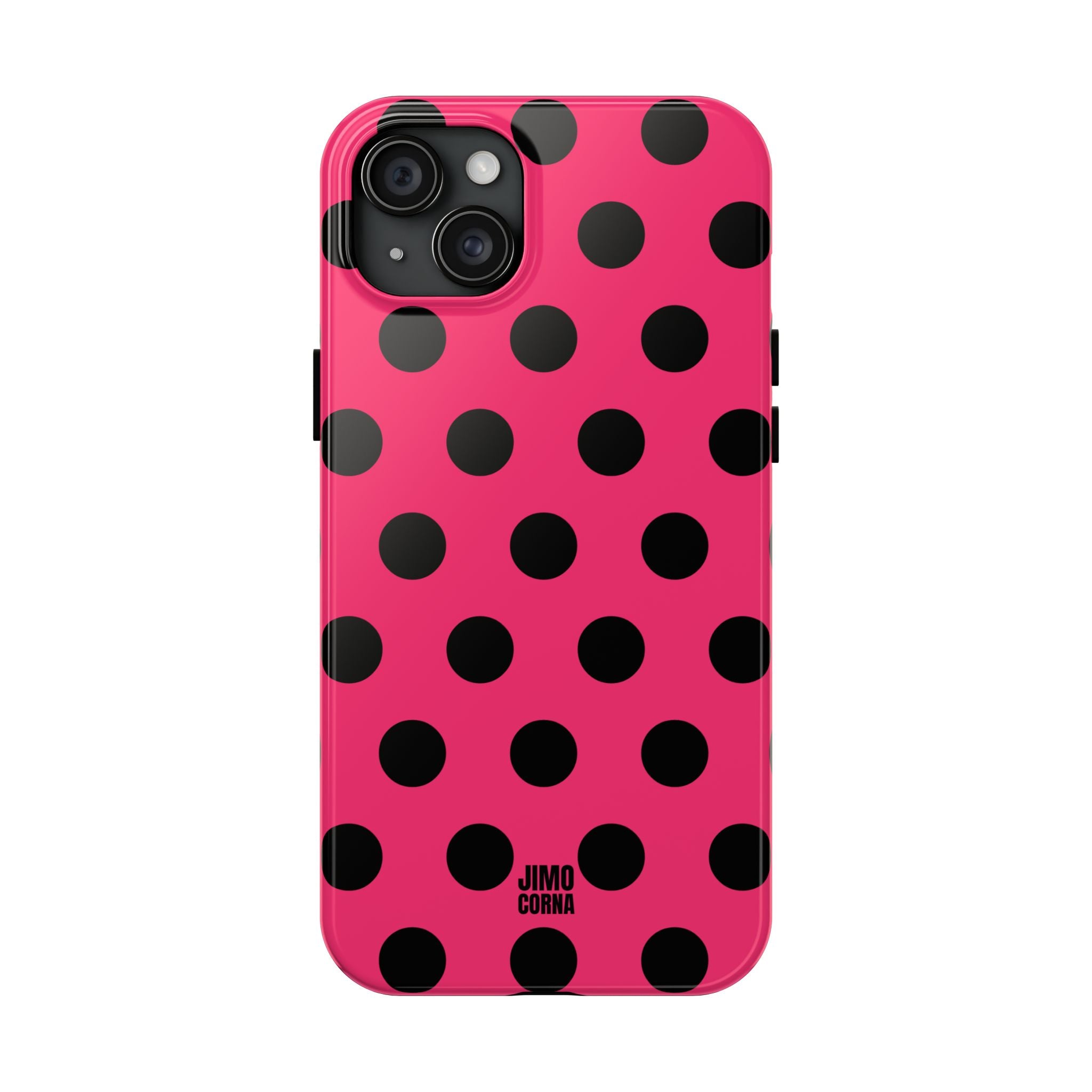 Big Polka Dot | Hot Pink and Black