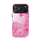 Pink Flutter Garden MagSafe iPhone Case