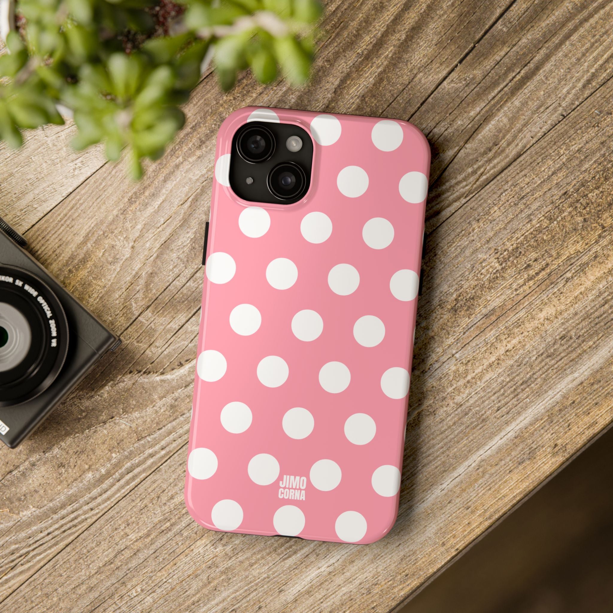 Big Polka Dot | Pink and White