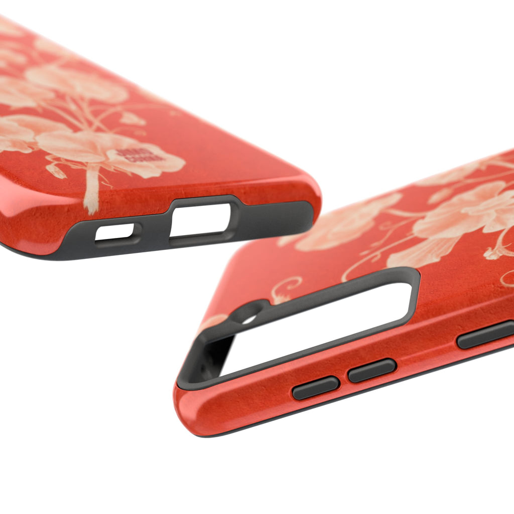 Red Flora Samsung Galaxy Case