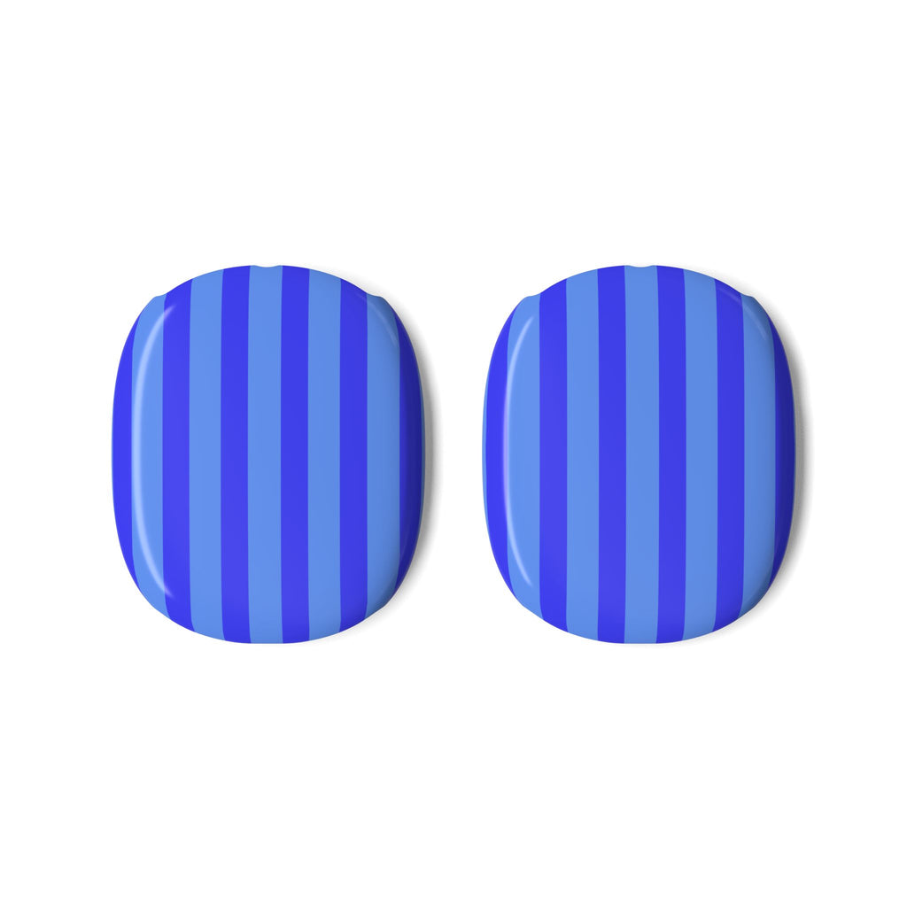 Bold Stripes AirPods Max Covers | Blueberry