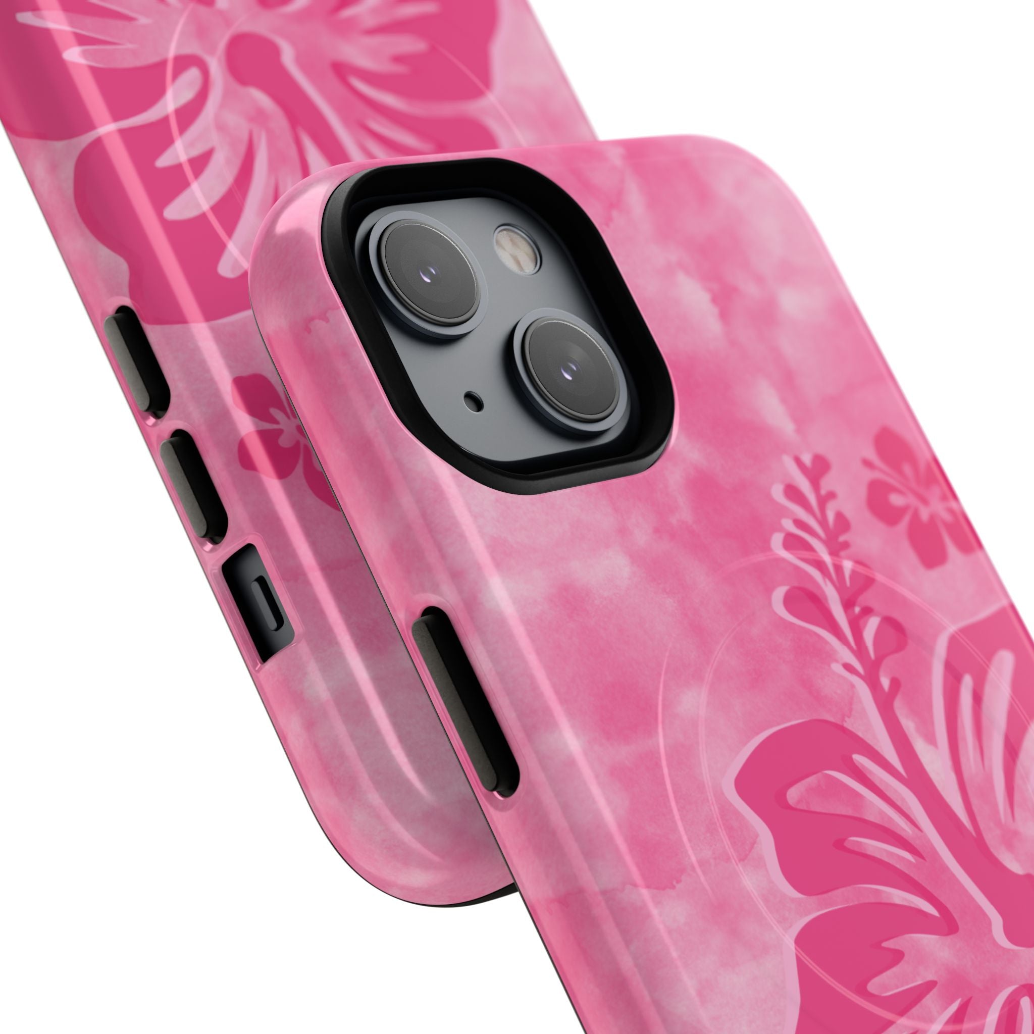 Pink Tie-Dye Hibiscus