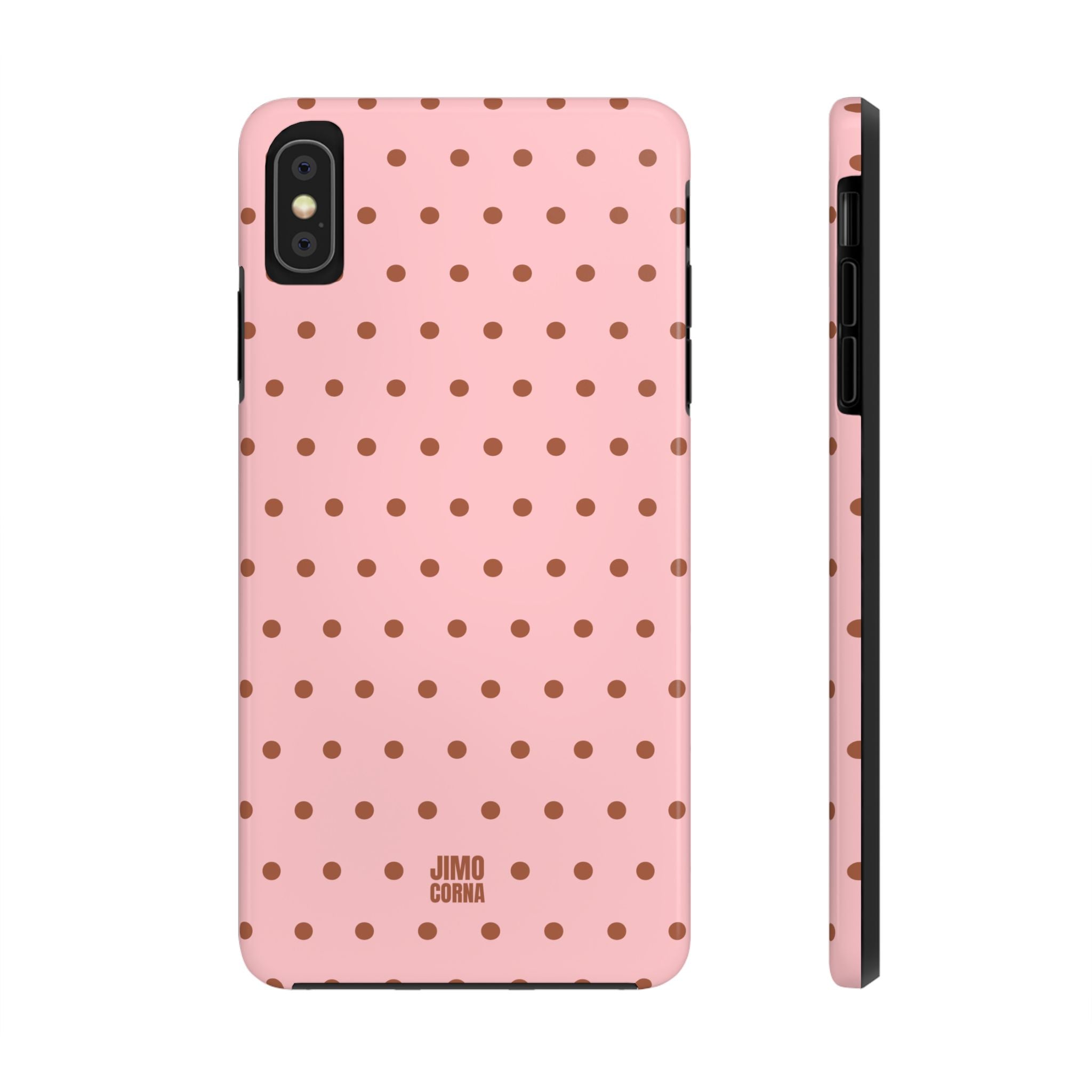 Polka Dot | Pink and Brown