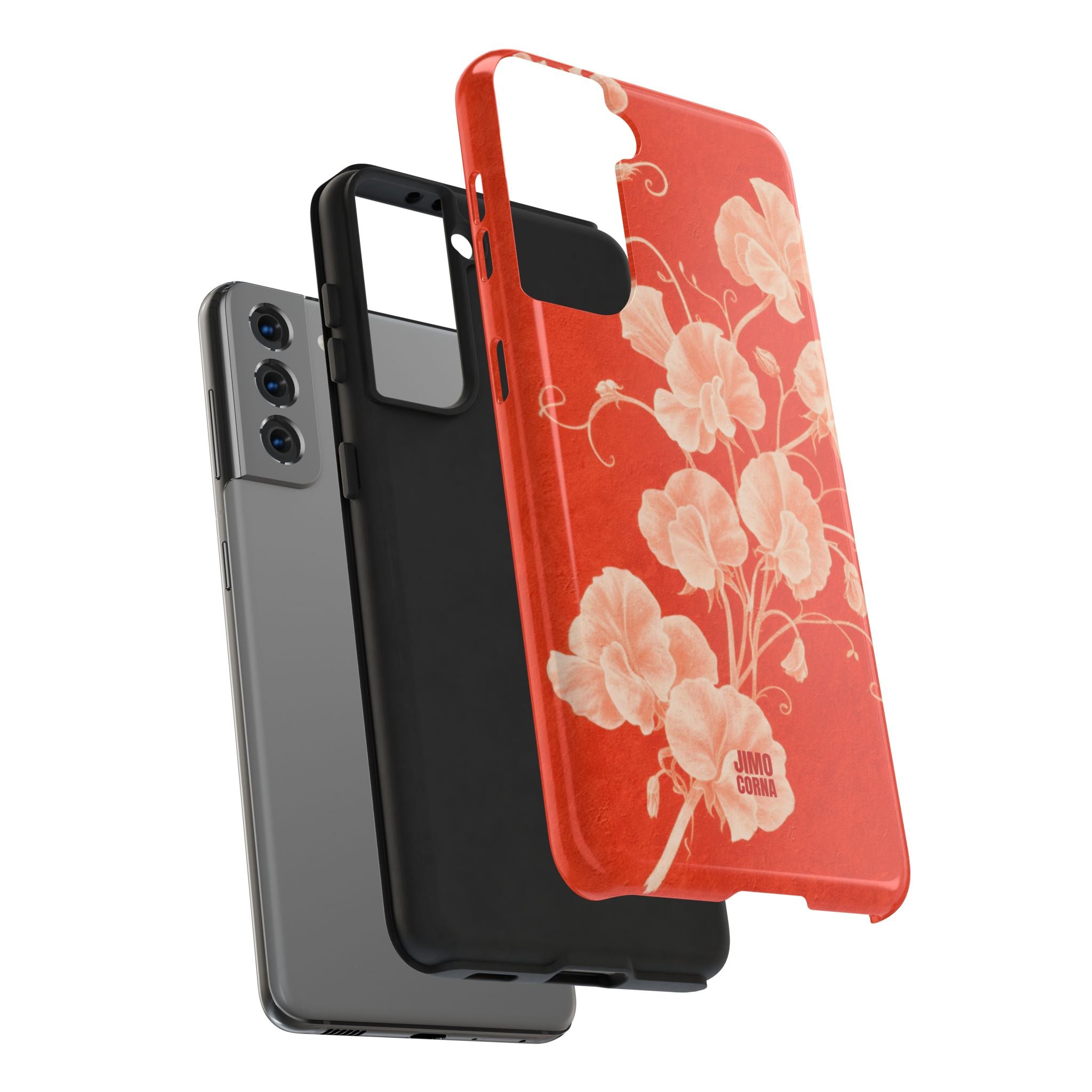 Red Flora Samsung Galaxy Case