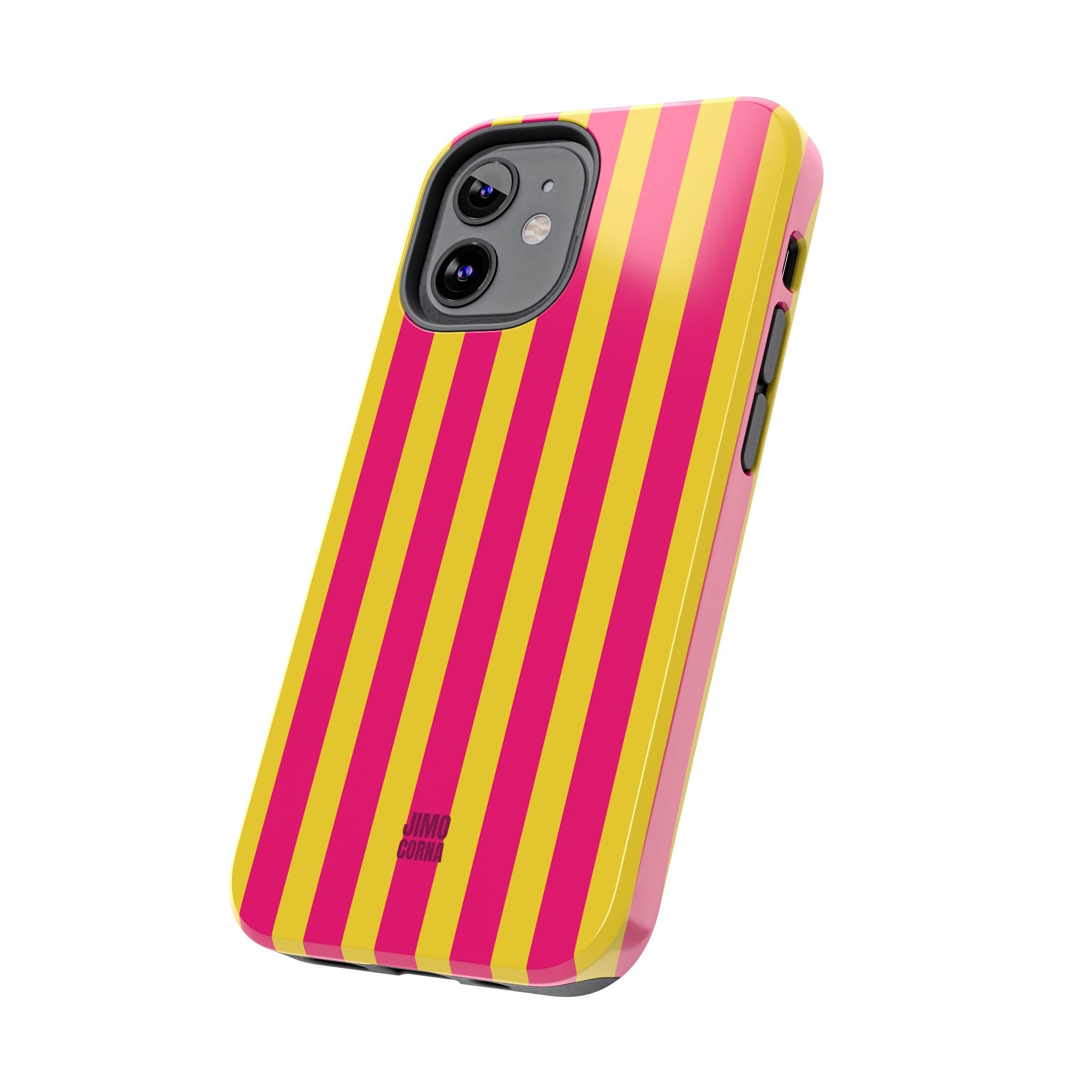 Pink and Yellow Bold Stripes