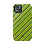 Angelina Stripes | Olive - MagSafe iPhone Case