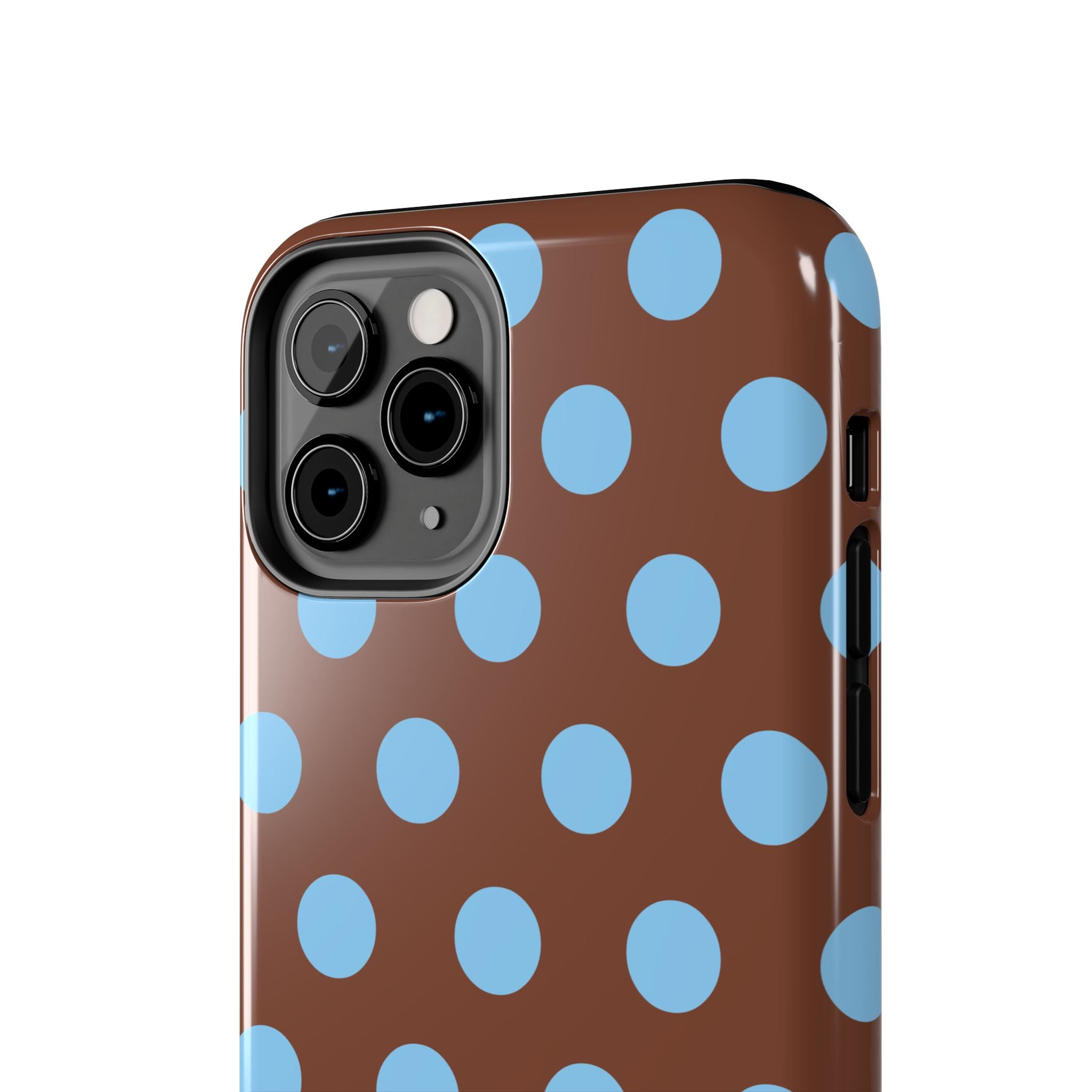 Big Polka Dot | Brown and Blue