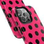 Big Polka Dot | Hot Pink and Black