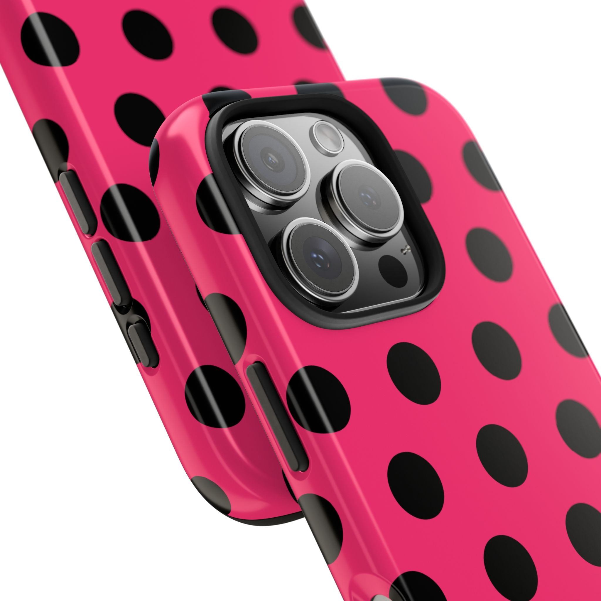 Big Polka Dot | Hot Pink and Black