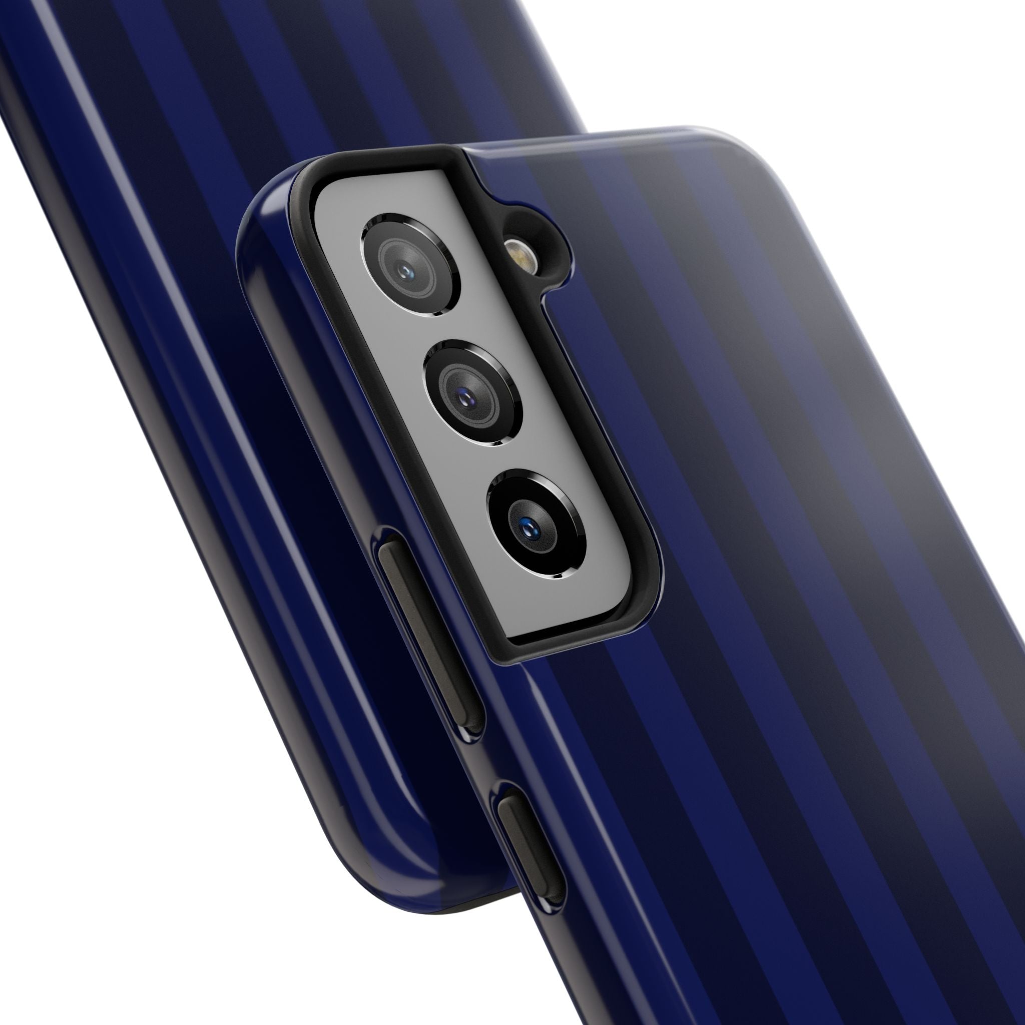 Navy Blue Bold Stripes