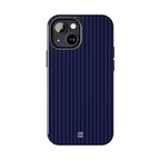 Navy Blue Soft Striped