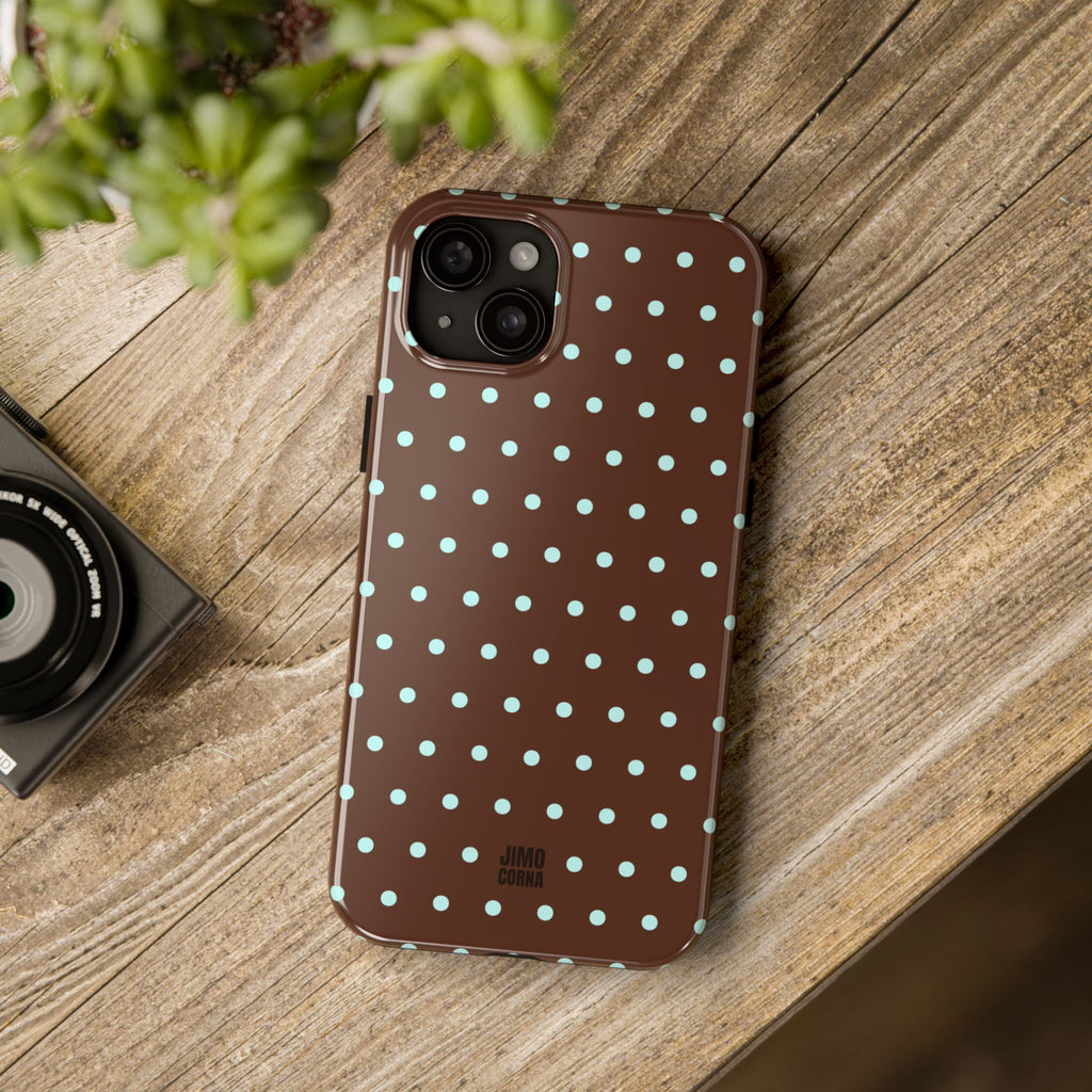 Polka Dot | Brown and Blue