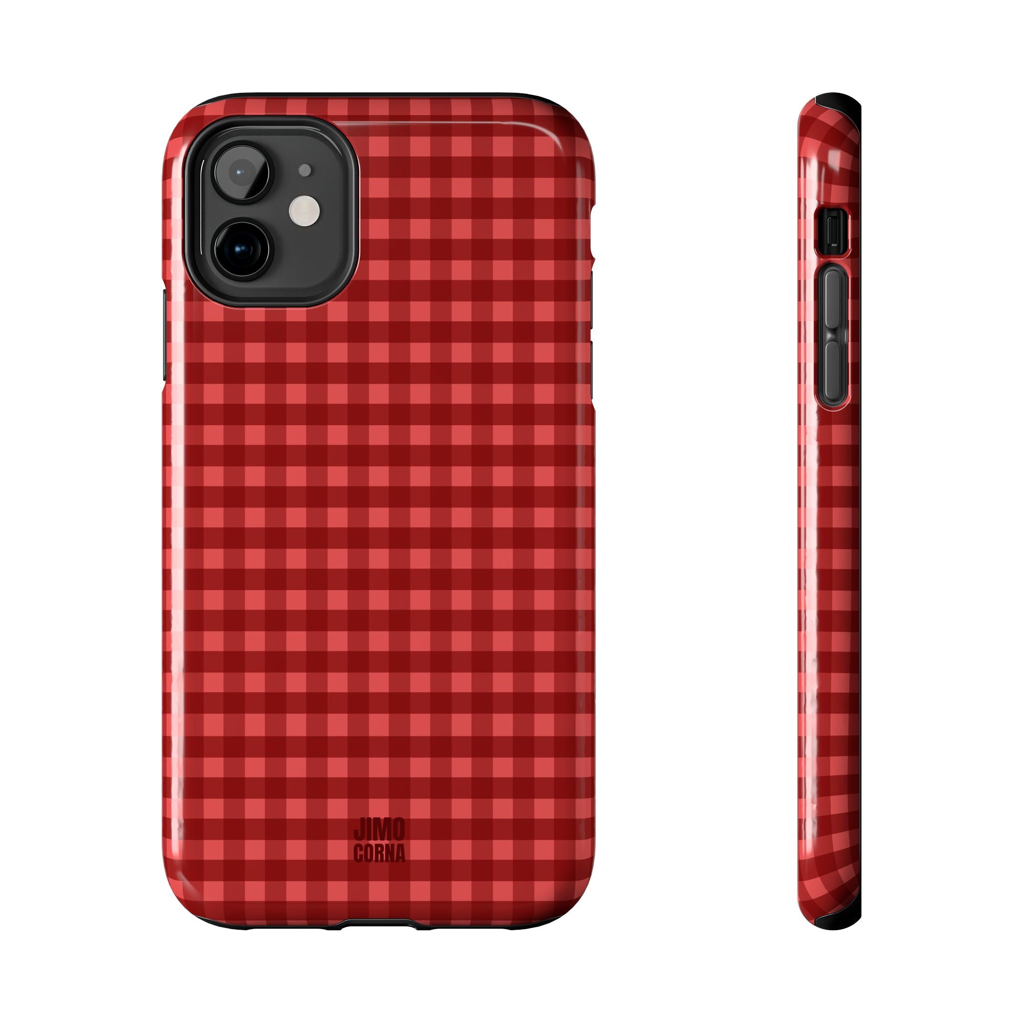 Farm Gingham iPhone Case | Red