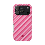 Angelina Stripes | Hot Pink - iPhone Case
