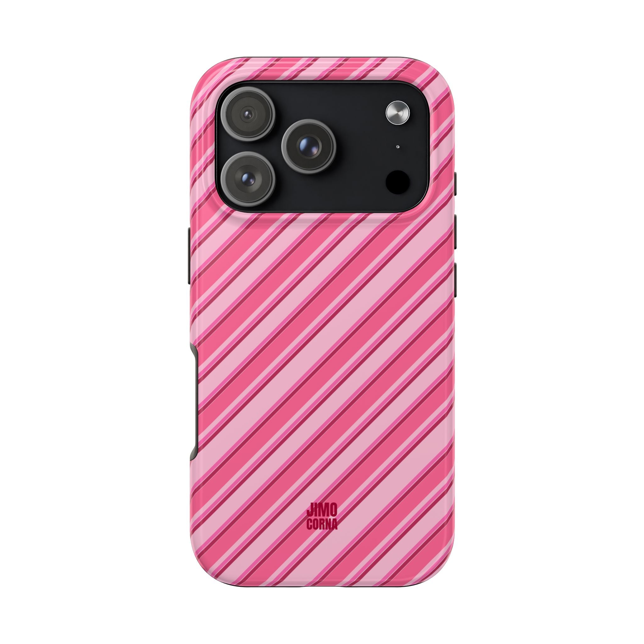 Angelina Stripes | Hot Pink - iPhone Case
