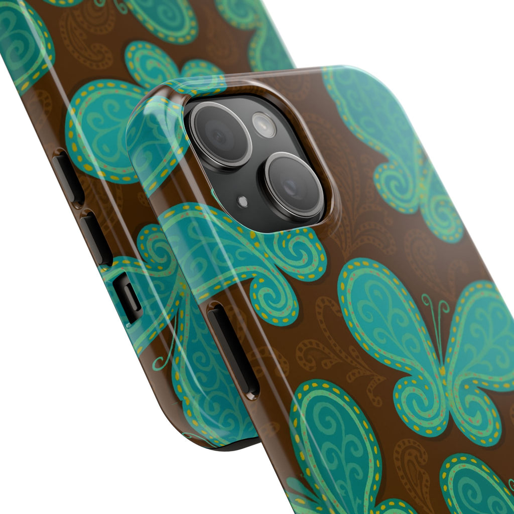 Cocoa Breeze Butterflies iPhone Case