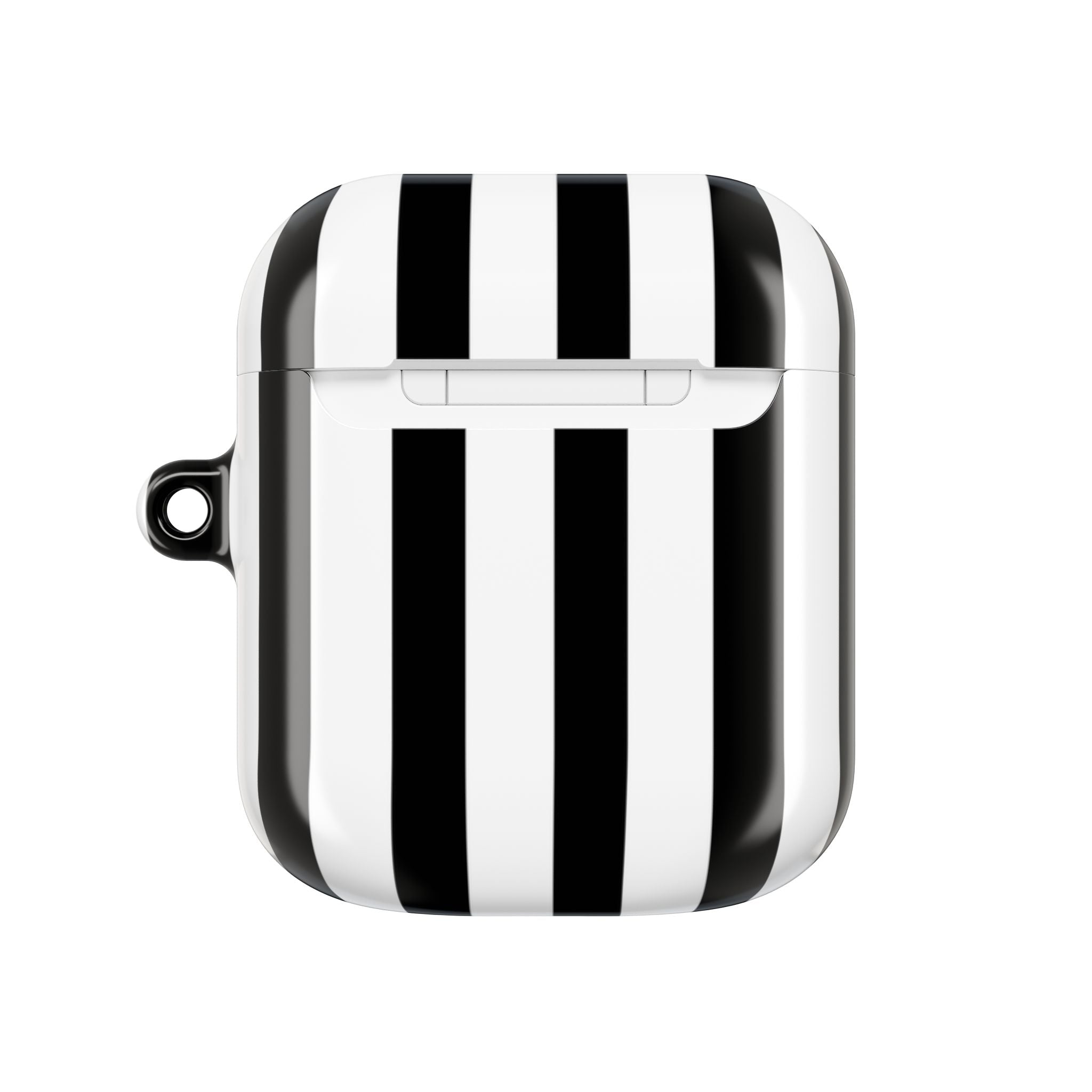 Bold Stripes AirPods Case | Black and White