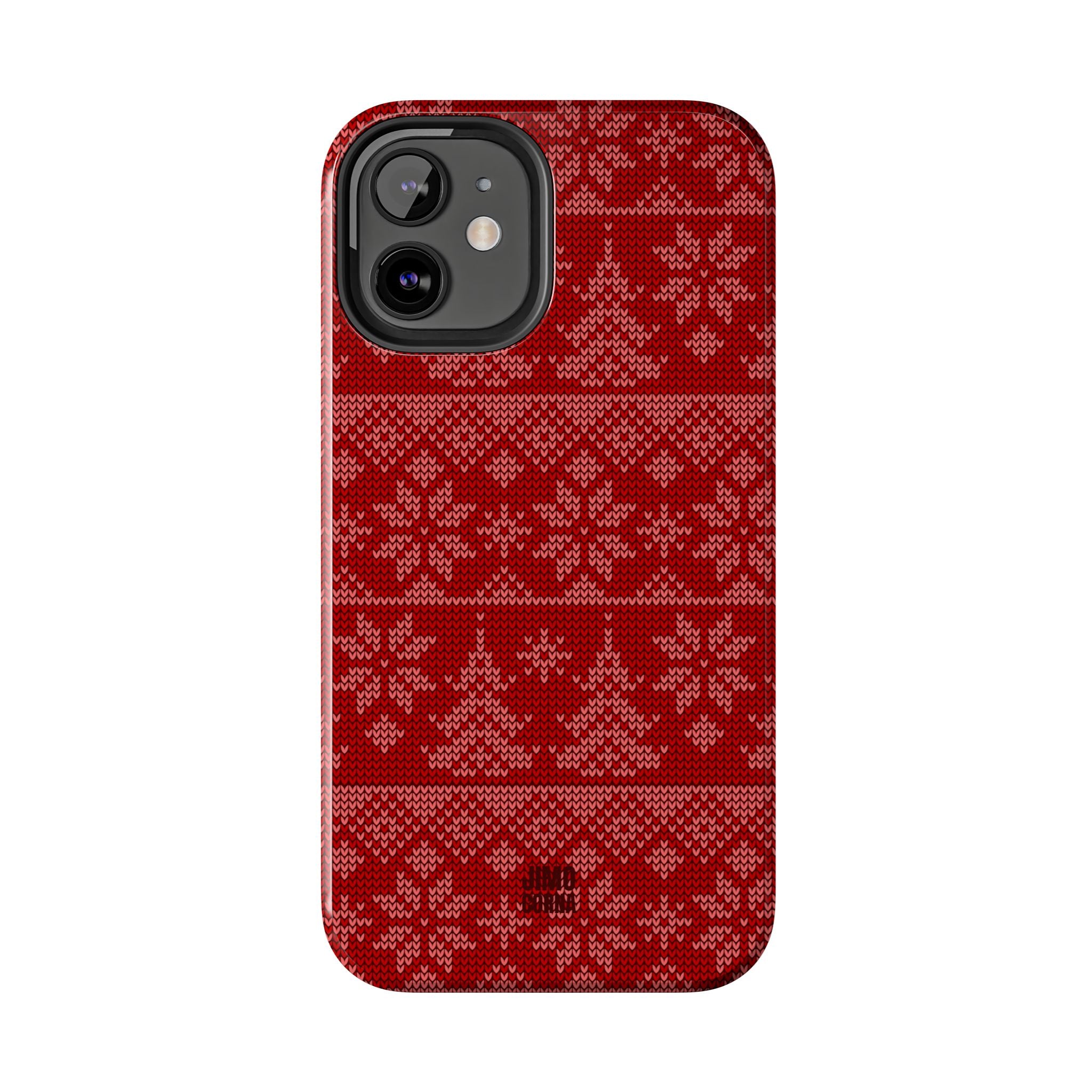 Holiday Knit | Red iPhone Case