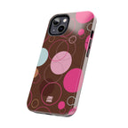 Spiral Pop iPhone Case | Brown