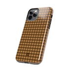 Farm Gingham iPhone Case | Brown