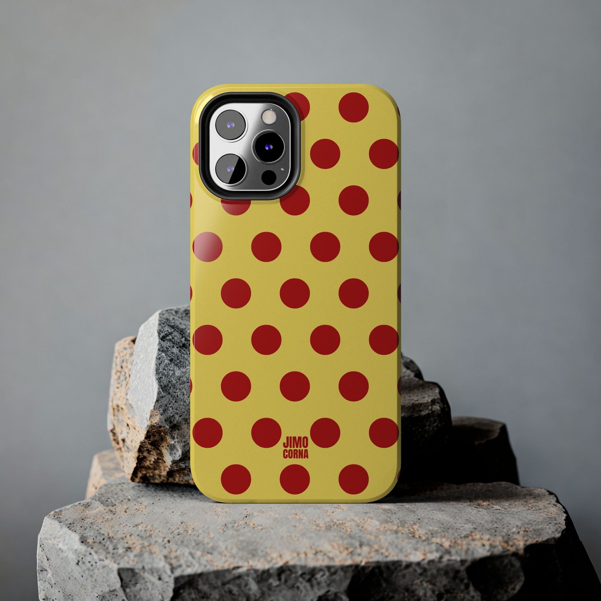 Big Polka Dot | Yellow and Red