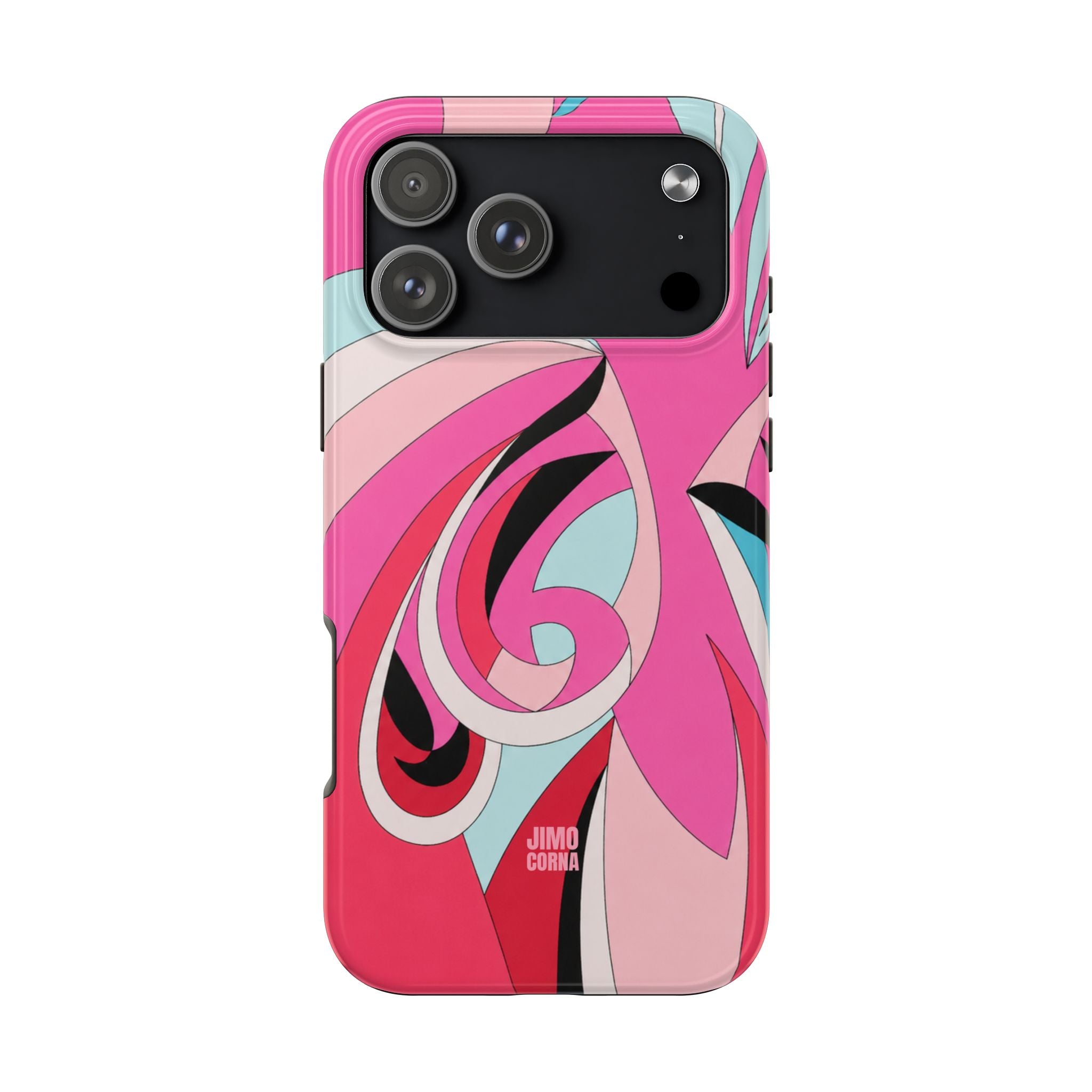 Pink Tropic Swirl iPhone Case