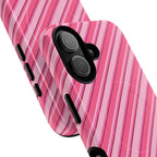 Angelina Stripes | Hot Pink - MagSafe iPhone Case