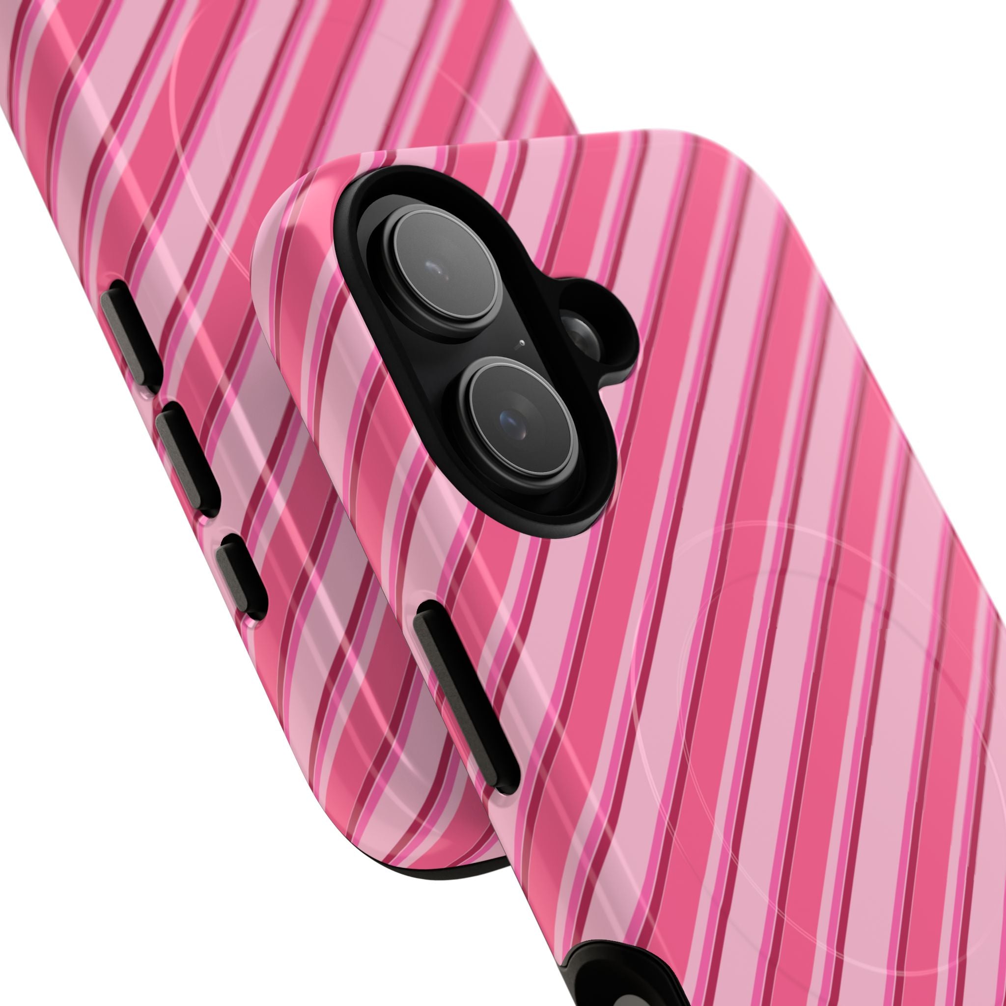 Angelina Stripes | Hot Pink - MagSafe iPhone Case