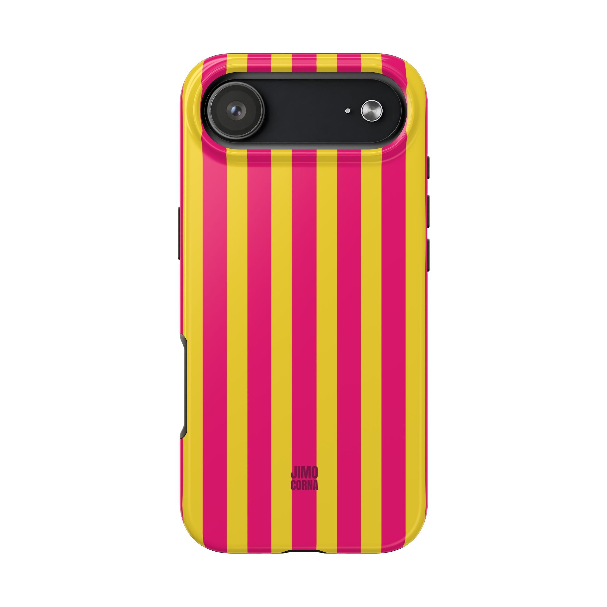 Pink and Yellow Bold Stripes